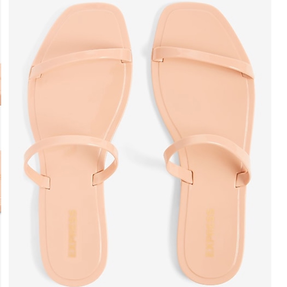 EXPRESS Jelly Slide Double Band Sandals